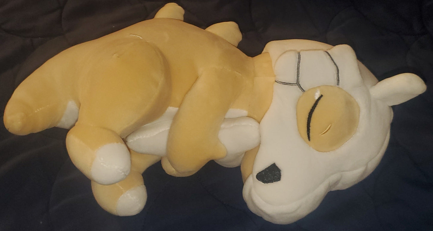 Pokemon Cubone Sleeping Plush Soft Stuffed Doll Toys Cute Collectible 30 CM Kids