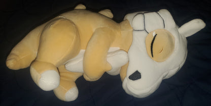 Pokemon Cubone Sleeping Plush Soft Stuffed Doll Toys Cute Collectible 30 CM Kids