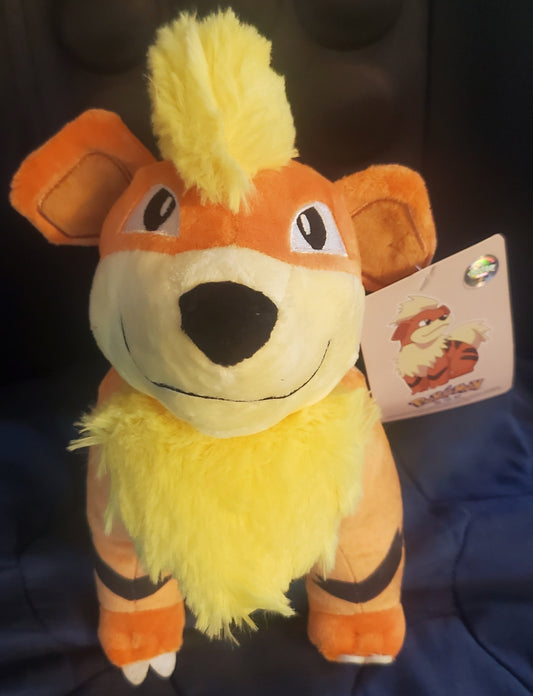 Pokemon Growlithe Plush Soft Stuffed Doll Toys Cute 28 CM Kids