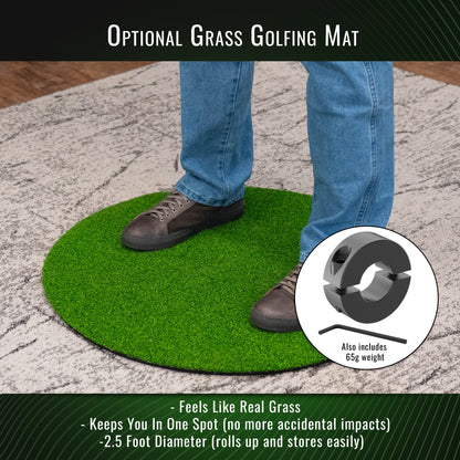 DriVR Elite - Adjustable VR Weighted Golf Club Handle Accessory - Compatible with Quest 2, 3/3s, and Pro