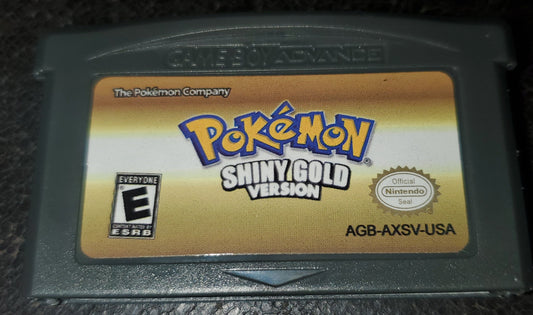 Pokemon ShinyGold GBA ROM Hack Video Game Custom Gameboy Advance